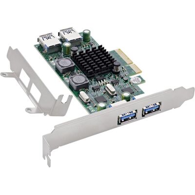 InLine Carte d'interface USB 3.2 Gen.1 PCIe, Contrôleur SATA InLine Carte d'interface USB 3.2 Gen.1 PCIe, Contrôleur SATA