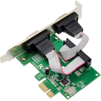 InLine PCIe 2-Port RS-232 Karte, Contrôleur SATA InLine PCIe 2-Port RS-232 Karte, Contrôleur SATA