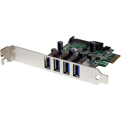 StarTech 4 Port PCIe USB 3.0 Card, Contrôleur SATA StarTech 4 Port PCIe USB 3.0 Card, Contrôleur SATA