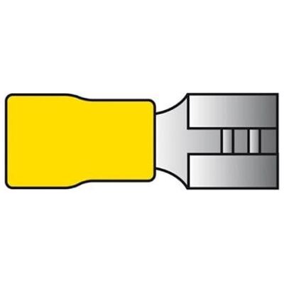 Carpoint, Autoradio : accessoires, Kabelsko gul hun flad 2,5-6mm2 10 pcs Carpoint, Autoradio : accessoires, Kabelsko gul hun flad 2,5-6mm2 10 pcs