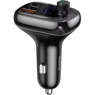 Baseus Car Bluetooth MP3 Player T Shaped S-13, Adaptateur pour véhicule, Noir Baseus Car Bluetooth MP3 Player T Shaped S-13, Adaptateur pour véhicule, Noir