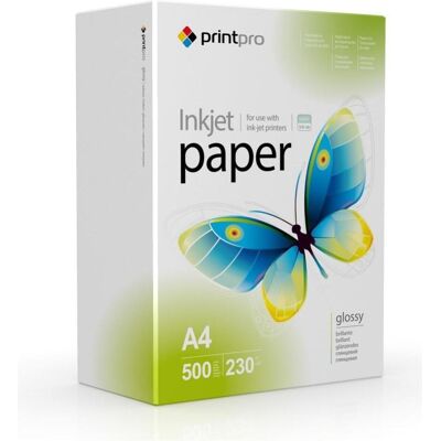 Colorway Office supplies PrintPro Glossy Photo Paper, 230g/m, A4, 500pcs. (230 g/m², A4), Papier photo Colorway Office supplies PrintPro Glossy Photo Paper, 230g/m, A4, 500pcs. (230 g/m², A4), Papier photo