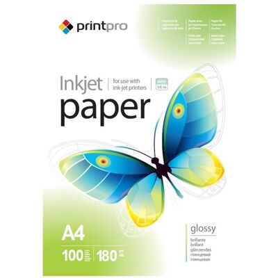 Colorway Papier photo Print Pro brillant 180 g/m² / A4 / 100 feuilles (180 g/m², A4, 100 pcs), Papier photo, Blanc Colorway Papier photo Print Pro brillant 180 g/m² / A4 / 100 feuilles (180 g/m², A4, 100 pcs), Papier photo, Blanc