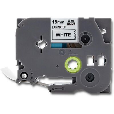 Qoltec, Ruban d'étiquetage, Ruban pour BROTHER TZ2-241 18 mm x 8 m Blanc / Impression noire (1.80 cm, Noir, Blanc) Qoltec, Ruban d'étiquetage, Ruban pour BROTHER TZ2-241 18 mm x 8 m Blanc / Impression noire (1.80 cm, Noir, Blanc)