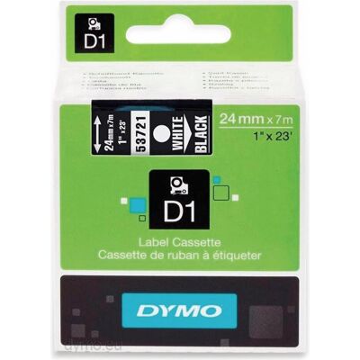 Dymo Ruban d'étiquetage, S0721010 Standardband (2.40 cm, Blanc) Dymo Ruban d'étiquetage, S0721010 Standardband (2.40 cm, Blanc)