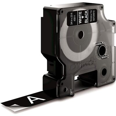 Dymo Ruban d'étiquetage, S0720910 Bande standard (1.90 cm, Noir) Dymo Ruban d'étiquetage, S0720910 Bande standard (1.90 cm, Noir)