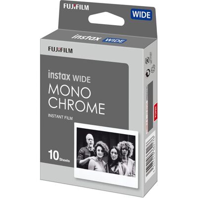 Fujifilm Instax Wide Monochrome Single Pack (90 g/m², 10 pcs), Papier photo, Noir Fujifilm Instax Wide Monochrome Single Pack (90 g/m², 10 pcs), Papier photo, Noir
