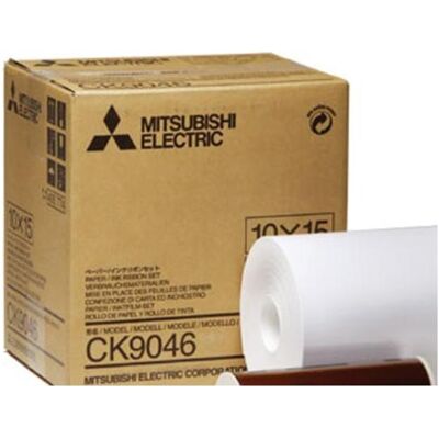 Mitsubishi - CK-9046 - 10x15 cm - Blanc - Papier photo Mitsubishi - CK-9046 - 10x15 cm - Blanc - Papier photo