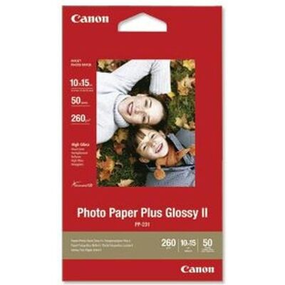 Canon Plus II (265 g/m², 10 x 15 cm, 5 pcs), Papier photo, Blanc Canon Plus II (265 g/m², 10 x 15 cm, 5 pcs), Papier photo, Blanc