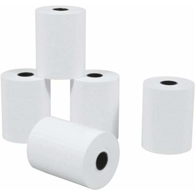 Mitsubishi Rouleau de papier thermique, ROULEAUX THERMIQUES WSS.57MMX25M 5PCS. Mitsubishi Rouleau de papier thermique, ROULEAUX THERMIQUES WSS.57MMX25M 5PCS.