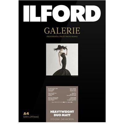 Ilford Galerie Duo Matt 13x18 cm 50 feuilles (310 g/m², 13x18 cm, 50 pcs), Papier photo, Blanc Ilford Galerie Duo Matt 13x18 cm 50 feuilles (310 g/m², 13x18 cm, 50 pcs), Papier photo, Blanc