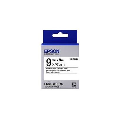Epson Cartouche d'étiquettes Lk-3wbn, Imprimante : accessoires Epson Cartouche d'étiquettes Lk-3wbn, Imprimante : accessoires