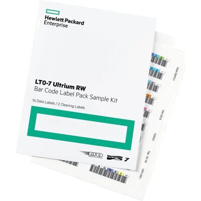 HPE HP Q2014A : 100 étiquettes de codes à barres LTO-7 (LTO-7 Ultrium), Cartouche de données HPE HP Q2014A : 100 étiquettes de codes à barres LTO-7 (LTO-7 Ultrium), Cartouche de données