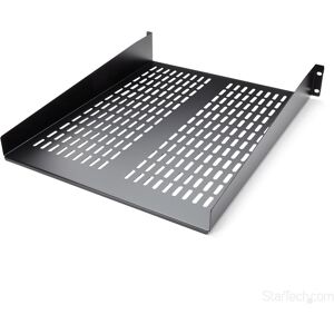 StarTech Tablette fixe 2 U pour rack/armoire jusqu'à 22 kg - 55 cm de profondeur - ventilée, Armoire serveur : accessoires, Noir StarTech Tablette fixe 2 U pour rack/armoire jusqu'à 22 kg - 55 cm de profondeur - ventilée, Armoire serveur : accessoires, Noir