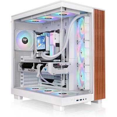 Thermaltake Geh View 380 XL WS Midi Tower "ARGB Snow" White retail (ATX, mATX, Mini-ITX), Boîtier PC, Blanc Thermaltake Geh View 380 XL WS Midi Tower "ARGB Snow" White retail (ATX, mATX, Mini-ITX), Boîtier PC, Blanc
