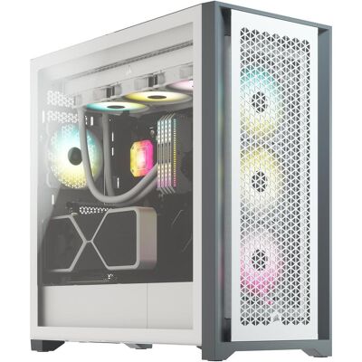 Corsair 5000D AIRFLOW TG (ATX, mATX, Mini-ITX), Boîtier PC, Blanc Corsair 5000D AIRFLOW TG (ATX, mATX, Mini-ITX), Boîtier PC, Blanc
