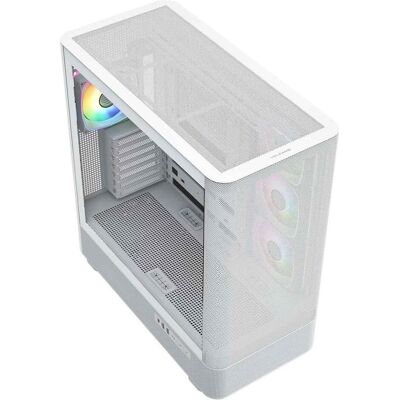 Modecom Obudowa Volcano Aq 300 Argb Midi Biała (ATX, mATX, Mini-ITX), Boîtier PC, Blanc Modecom Obudowa Volcano Aq 300 Argb Midi Biała (ATX, mATX, Mini-ITX), Boîtier PC, Blanc