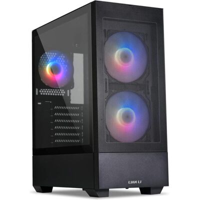 Lian-Li LANCOOL 205 Mesh C Tour midi (ATX, mATX, Mini-ITX), Boîtier PC, Noir Lian-Li LANCOOL 205 Mesh C Tour midi (ATX, mATX, Mini-ITX), Boîtier PC, Noir