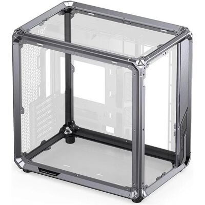 Jonsbo X400 Pro PC-Gehäuse, Midi-Tower, ATX, Tempered Glass - grau (ATX, mATX, Mini-ITX), Boîtier PC, Gris, Noir Jonsbo X400 Pro PC-Gehäuse, Midi-Tower, ATX, Tempered Glass - grau (ATX, mATX, Mini-ITX), Boîtier PC, Gris, Noir