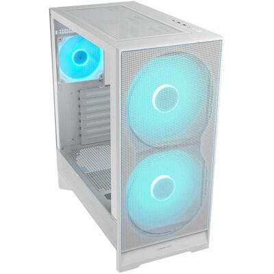 Cougar Gehäuse Midi-Tower Airface 180, ARGB, Weiss (ATX, mATX, Mini-ITX), Boîtier PC, Blanc Cougar Gehäuse Midi-Tower Airface 180, ARGB, Weiss (ATX, mATX, Mini-ITX), Boîtier PC, Blanc