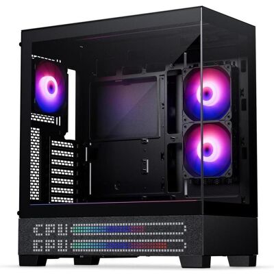 Phanteks Boitier Moyen Tour E-Atx Xt View Matrix RGB Avec Panneaux Vitrés (Noir) (ATX, E-ATX, mATX, Mini-ITX), Boîtier PC, Noir Phanteks Boitier Moyen Tour E-Atx Xt View Matrix RGB Avec Panneaux Vitrés (Noir) (ATX, E-ATX, mATX, Mini-ITX), Boîtier PC, Noir