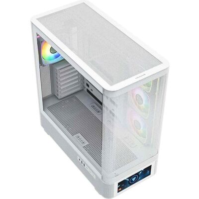 Modecom Obudowa Volcano Aq 500 Argb Midi Biała (ATX, mATX, Mini-ITX), Boîtier PC, Blanc Modecom Obudowa Volcano Aq 500 Argb Midi Biała (ATX, mATX, Mini-ITX), Boîtier PC, Blanc
