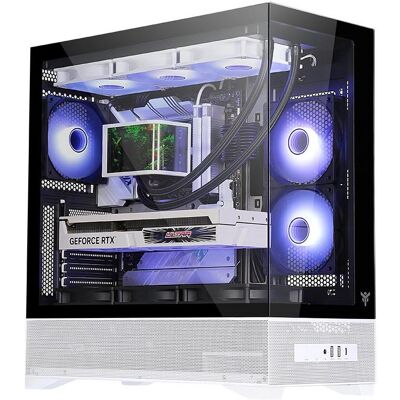 Itek SHOWBUI 37B (ATX, mATX, Mini-ITX), Boîtier PC, Noir, Blanc Itek SHOWBUI 37B (ATX, mATX, Mini-ITX), Boîtier PC, Noir, Blanc