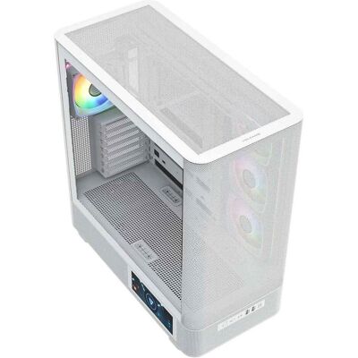 Modecom Obudowa Volcano Aq 400 Argb Midi Biała (ATX, mATX, Mini-ITX), Boîtier PC, Blanc Modecom Obudowa Volcano Aq 400 Argb Midi Biała (ATX, mATX, Mini-ITX), Boîtier PC, Blanc