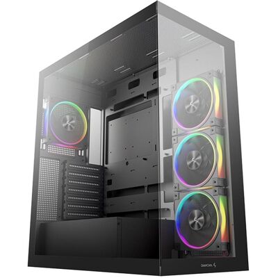 Deepcool "Midi CG580 4F V2" (ATX, ITX, mATX), Boîtier PC, Noir Deepcool "Midi CG580 4F V2" (ATX, ITX, mATX), Boîtier PC, Noir