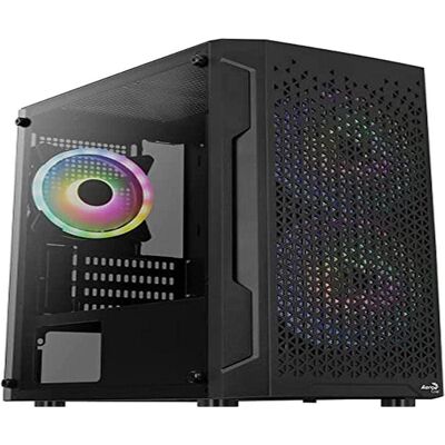 Aerocool Mini Trinity (mATX), Boîtier PC, Noir Aerocool Mini Trinity (mATX), Boîtier PC, Noir