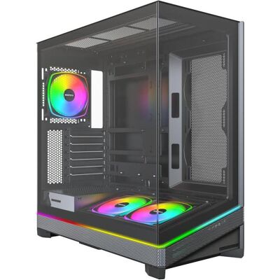 Montech SKY 3 Black (schwarz) (ATX, mATX, Mini-ITX), Boîtier PC, Noir Montech SKY 3 Black (schwarz) (ATX, mATX, Mini-ITX), Boîtier PC, Noir