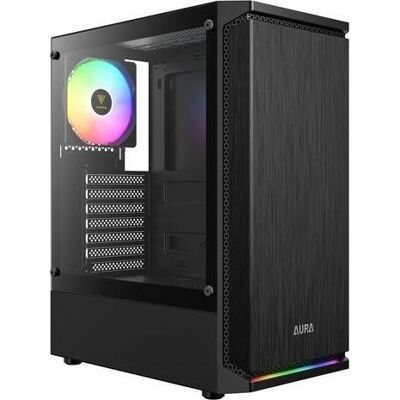 Gamdias Boitier Moyen Tour ATX Aura GC8 RGB avec panneau vitré (Noir) (ATX, mATX, Mini-ITX), Boîtier PC, Noir Gamdias Boitier Moyen Tour ATX Aura GC8 RGB avec panneau vitré (Noir) (ATX, mATX, Mini-ITX), Boîtier PC, Noir