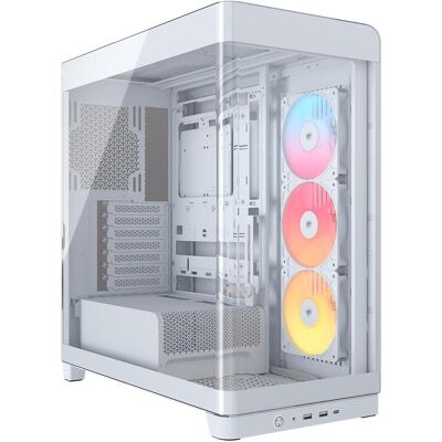 Corsair FRAME 4500X RS-R ARGB (ATX, E-ATX, mATX, Mini-ITX), Boîtier PC, Blanc Corsair FRAME 4500X RS-R ARGB (ATX, E-ATX, mATX, Mini-ITX), Boîtier PC, Blanc