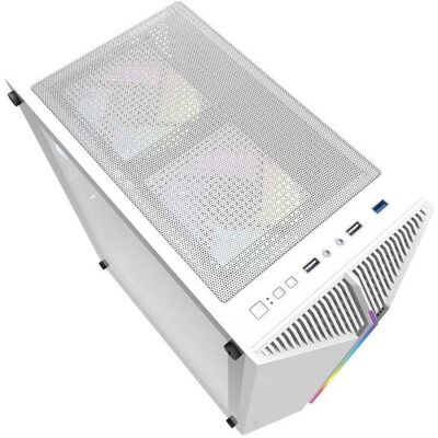 Darkflash Tech DK151 (ATX, ITX, mATX), Boîtier PC, Blanc Darkflash Tech DK151 (ATX, ITX, mATX), Boîtier PC, Blanc