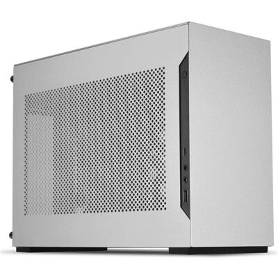 Lian-Li x DAN Cases A4-H2O PC-Gehäuse, Mini-Gehäuse, Mini-ITX, PCIe 5.0 Riser - silber (Mini-ITX), Boîtier PC, Argent Lian-Li x DAN Cases A4-H2O PC-Gehäuse, Mini-Gehäuse, Mini-ITX, PCIe 5.0 Riser - silber (Mini-ITX), Boîtier PC, Argent