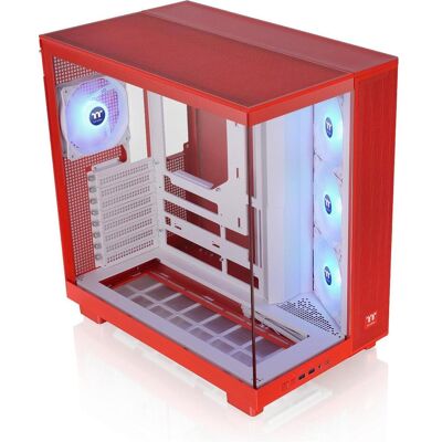 Thermaltake View 380 XL TG ARGB Flaming Orange (ATX, mATX, Mini-ITX), Boîtier PC, Orange, Noir Thermaltake View 380 XL TG ARGB Flaming Orange (ATX, mATX, Mini-ITX), Boîtier PC, Orange, Noir