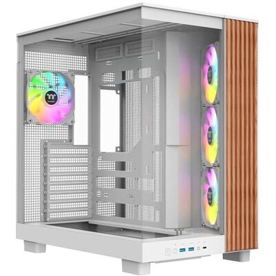 Thermaltake Geh View 380 XL WS Midi Tower "ARGB Snow" White retail (ATX, mATX, Mini-ITX), Boîtier PC, Blanc Thermaltake Geh View 380 XL WS Midi Tower "ARGB Snow" White retail (ATX, mATX, Mini-ITX), Boîtier PC, Blanc