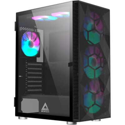 Montech X3 (ATX, mATX, Mini-ITX), Boîtier PC, Noir Montech X3 (ATX, mATX, Mini-ITX), Boîtier PC, Noir