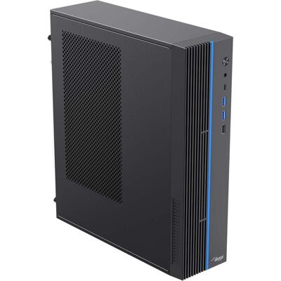 Akyga Obudowa SFF AK-302-01BL USB-C + 2x USB 3.0 + USB 2.0 czarna bez PSU (mATX, Mini-ITX), Boîtier PC, Noir Akyga Obudowa SFF AK-302-01BL USB-C + 2x USB 3.0 + USB 2.0 czarna bez PSU (mATX, Mini-ITX), Boîtier PC, Noir