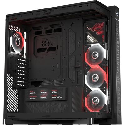 Asus ROG Cronox (ATX, E-ATX, mATX, Mini-ITX), Boîtier PC, Noir Asus ROG Cronox (ATX, E-ATX, mATX, Mini-ITX), Boîtier PC, Noir