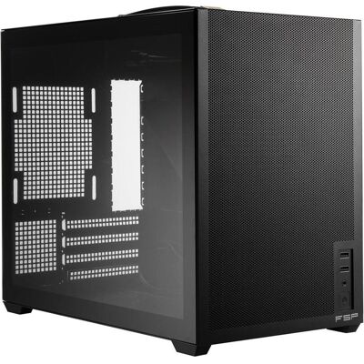 Fortron FSP S210-B/Micro ATX/Transpar./Black (mATX, Mini-ITX), Boîtier PC, Noir Fortron FSP S210-B/Micro ATX/Transpar./Black (mATX, Mini-ITX), Boîtier PC, Noir