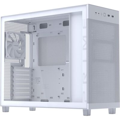 Asus Geh PRIME AP303 TG WHITE (ATX, mATX, Mini-ITX), Boîtier PC, Blanc Asus Geh PRIME AP303 TG WHITE (ATX, mATX, Mini-ITX), Boîtier PC, Blanc