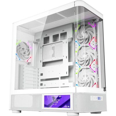 xyz X-CS-QUANTUMPRO-W (ATX, mATX, Mini-ITX), Boîtier PC, Blanc xyz X-CS-QUANTUMPRO-W (ATX, mATX, Mini-ITX), Boîtier PC, Blanc