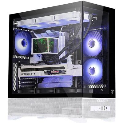 Itek SHOWBUI 37B (ATX, mATX, Mini-ITX), Boîtier PC, Noir, Blanc Itek SHOWBUI 37B (ATX, mATX, Mini-ITX), Boîtier PC, Noir, Blanc