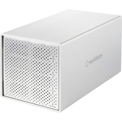 Renkforce RF-5587610 Boîtier pour Disque Dur SATA - Supporte 2,5" & 3,5", Aluminium, USB 3.2 Renkforce RF-5587610 Boîtier pour Disque Dur SATA - Supporte 2,5" & 3,5", Aluminium, USB 3.2