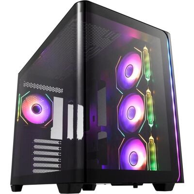 Fortron M580 (ATX, mATX, Mini-ITX), Boîtier PC, Noir Fortron M580 (ATX, mATX, Mini-ITX), Boîtier PC, Noir