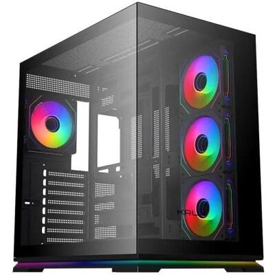 Krux Obudowa obudowa Atron (ATX, mATX, Mini-ITX), Boîtier PC, Noir Krux Obudowa obudowa Atron (ATX, mATX, Mini-ITX), Boîtier PC, Noir