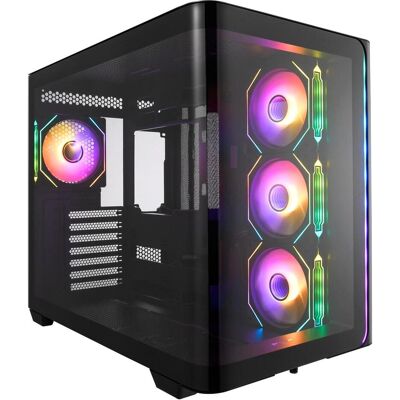 Fortron M580 (ATX, mATX, Mini-ITX), Boîtier PC, Noir Fortron M580 (ATX, mATX, Mini-ITX), Boîtier PC, Noir