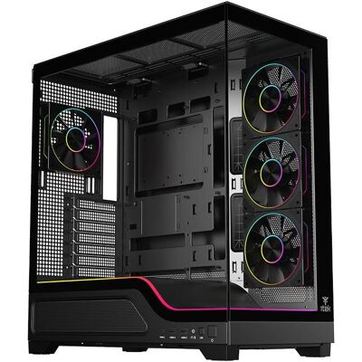 Itek Showbui Wave 82b (ATX, ITX, mATX), Boîtier PC, Noir Itek Showbui Wave 82b (ATX, ITX, mATX), Boîtier PC, Noir