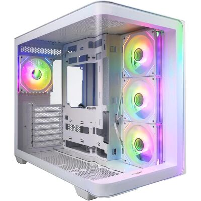 Fortron M580 (ATX, mATX, Mini-ITX), Boîtier PC, Blanc Fortron M580 (ATX, mATX, Mini-ITX), Boîtier PC, Blanc